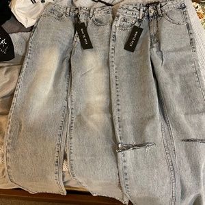 White fox jeans